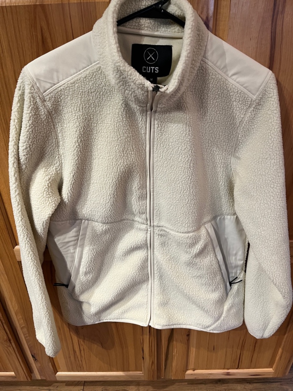 CUTS Polartec Sherpa Full Zip Polar Signature Fit, size M - EUC